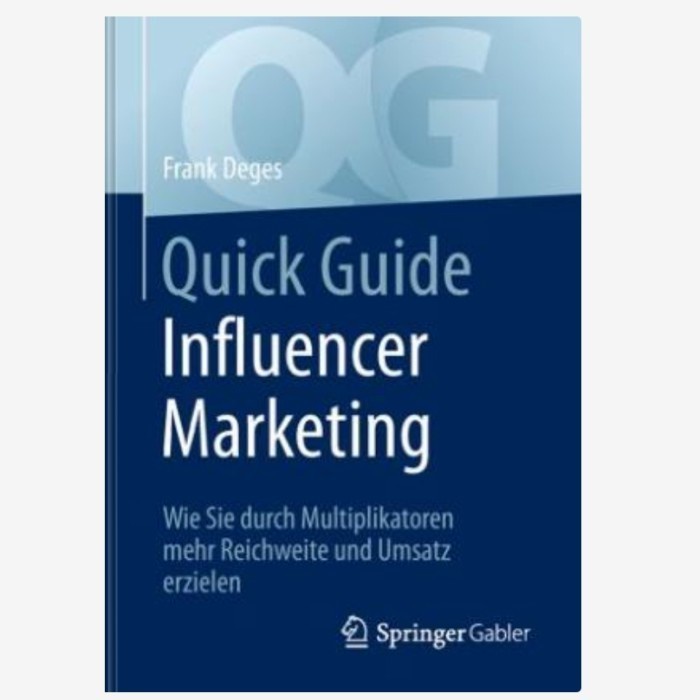 Buku Quick Guide Influencer Marketing