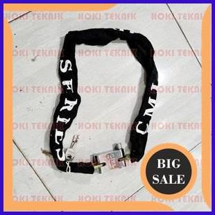 perkakas Gembok Rantai Serbaguna Motor Sepeda Pagar Rante Kunci Gembok 1F3B23