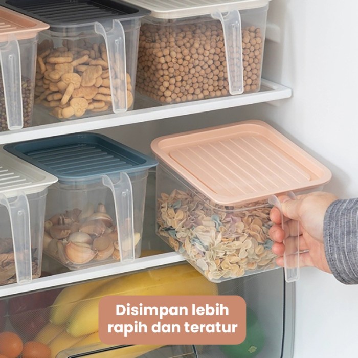 Kotak Penyimpanan Makanan TP06 Di kulkas Organizer Bumbu Dapur Plastik