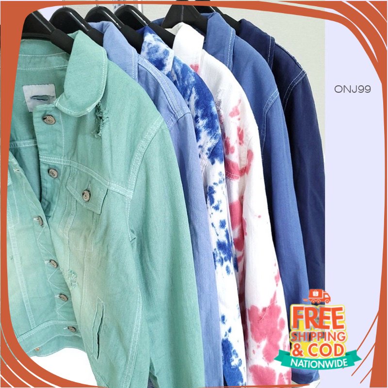 JAKET DENIM NEW BREND UNISEX NEW TREND/ lovemecorner SUPER LIMITED STOCK OLD NAVY DIST DENIM JACKET 