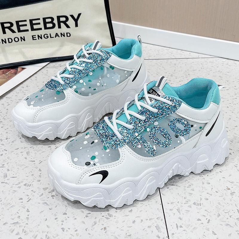 Sepatu Wanita Import Sneakers Bertali 5011