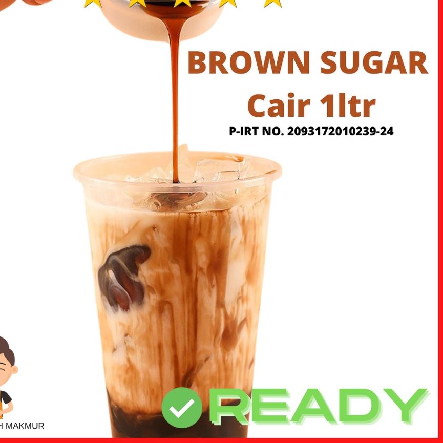 

☂ 100% Premium Organic Brown Sugar | Gula Aren | Gula Merah Cair 1 Liter PIRT ❀