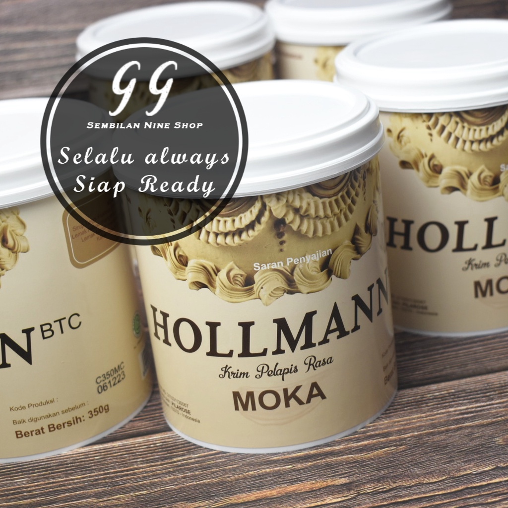 

Hollmann MOKA Butter Cream 350 Gram Krim Pelapis Rasa Mocca Hollman BTC Moca Holmann Holman