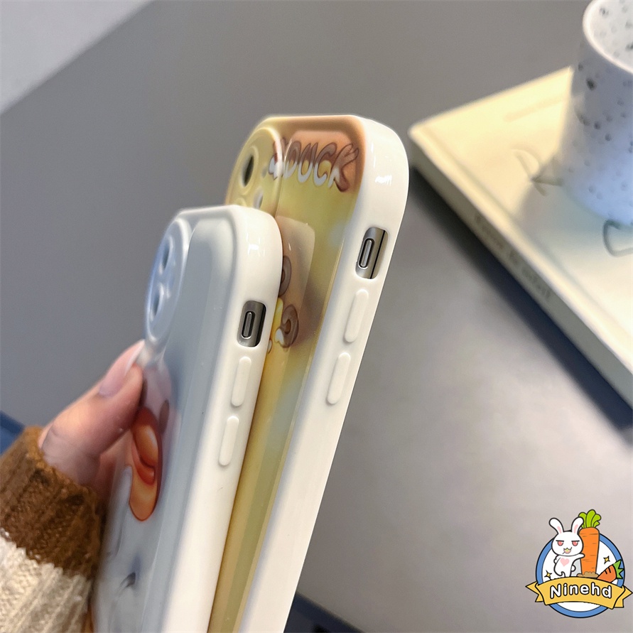 Vivo Y16 Y02 Y35 Y22s Y02s Y15A Y15s V25e V25 V23e V23 V21 V21e V20SE Pro T1x Y01 Y21 Y21s Y33s Y33T Y21T Y12s Y12A Y20 Y20s Y20i Y17 Y15 Y12 3D Vision Yellow Casing Hp Bebek Lucu