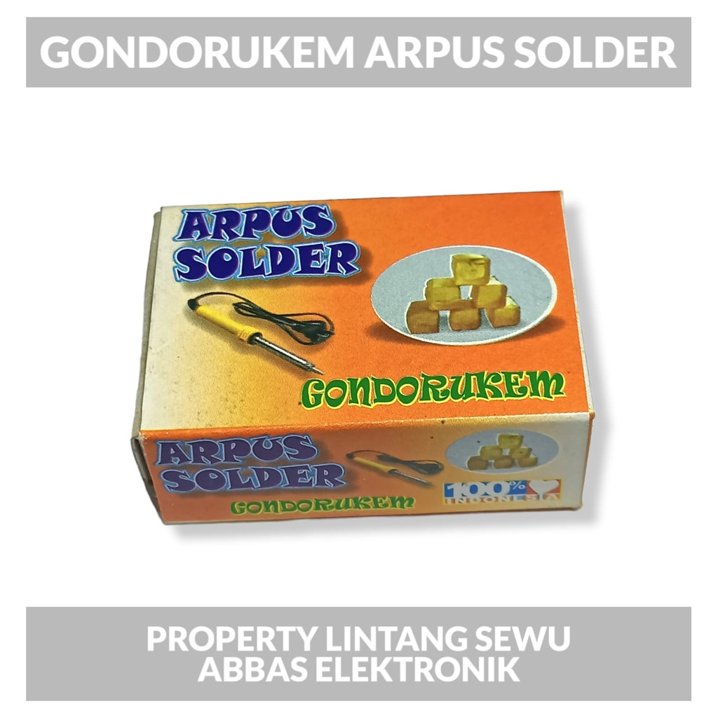 GONDORUKEM ARPUS GETAH PINUS PASTA SOLDER