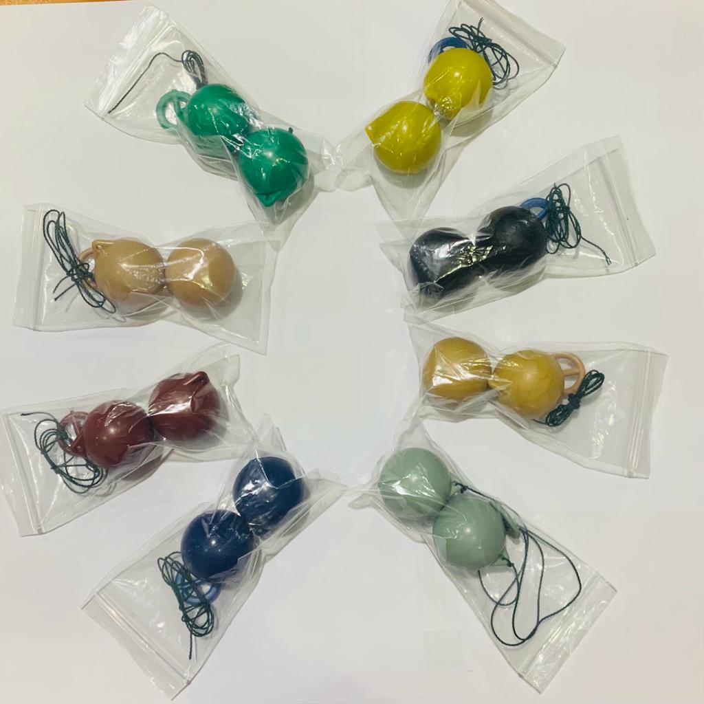 Mainan Latto Latto Tek Tek Etek Etek Mainan Viral Jadul Lato Lato Biasa 4CM - RANDOM