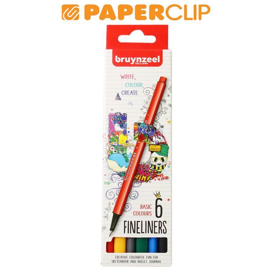 

FINELINER BRUYNZEEL BASIC COLOR SET 6 60241006