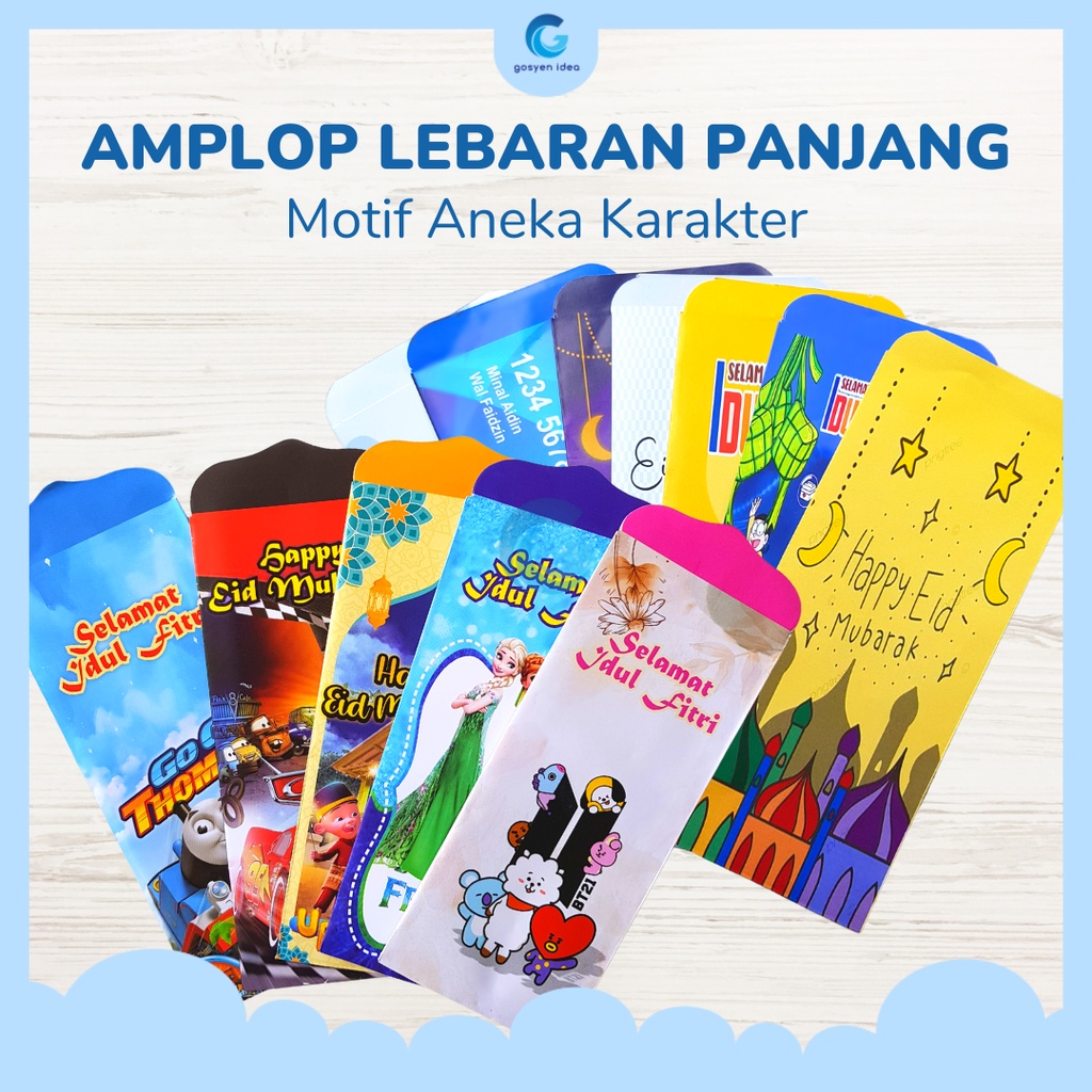

Amplop Uang Lebaran Ukuran Panjang Idul Fitri Aneka Motif