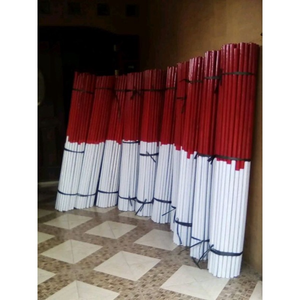 

Tongkat Pramuka Laminasi Plastik Warna Merah Putih Kualitas Bagus Terlaris