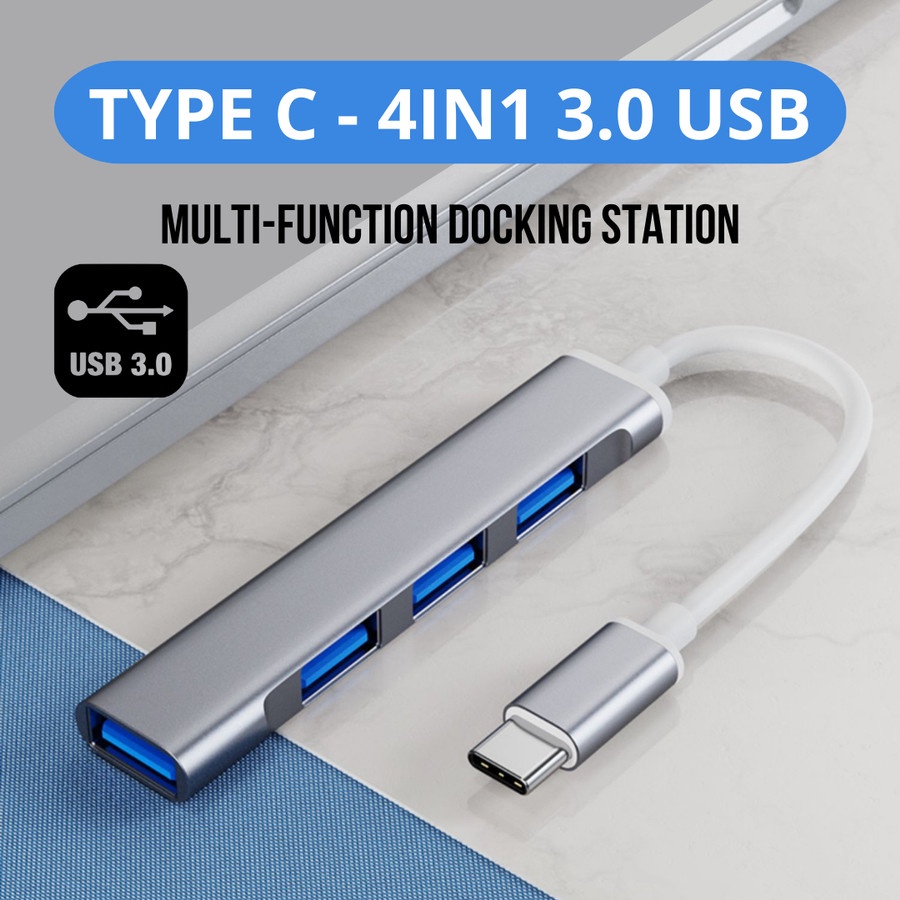 TYPE-C &amp; USB 3.0 HUB 4 Ports Hight Speed / Type C to USB hub 3.0 4 Port