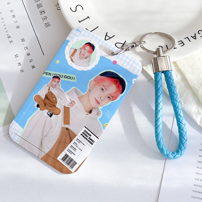 Enhypen ID Card Holder HEESEUNG JUNGWON SUNGHOON SUNOO JAKE JAY NIKI Polaroid Postcard Holder Kpop Idol Photocard Holder