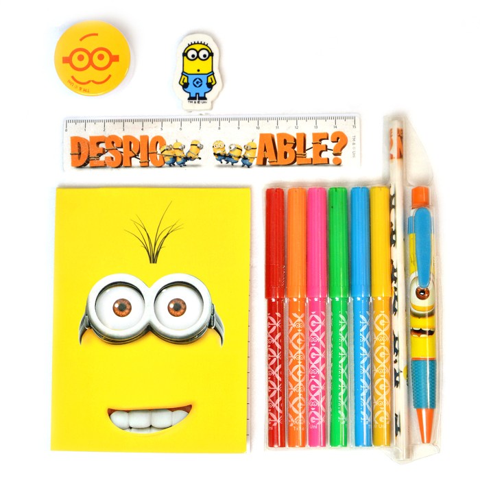 

BISA COD MINION Paket Alat Tulis dan Warna Original Mega Minion Set