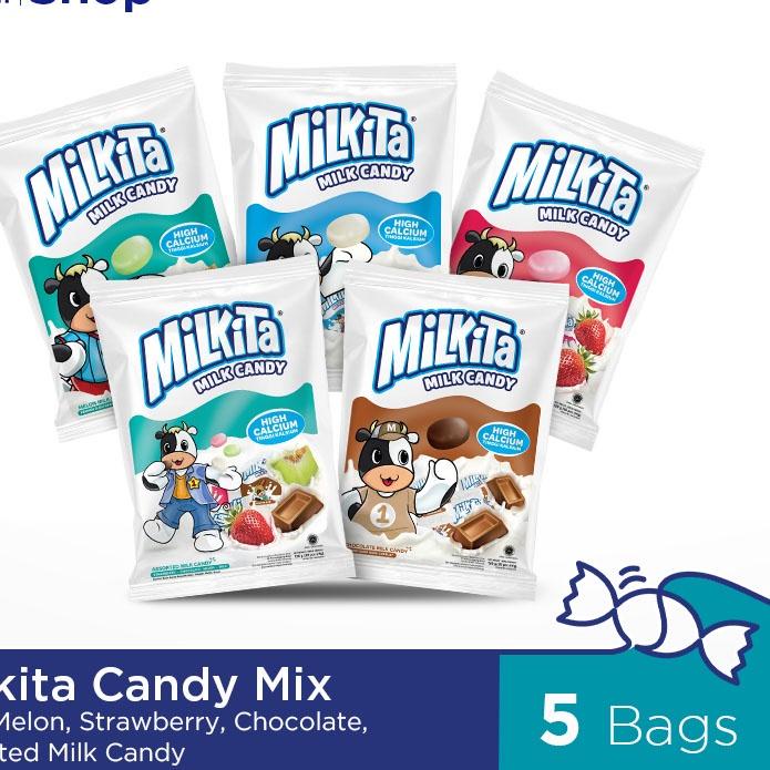 

☛ Milkita Candy Mix Bag Premium Paket 5 Bag ✱