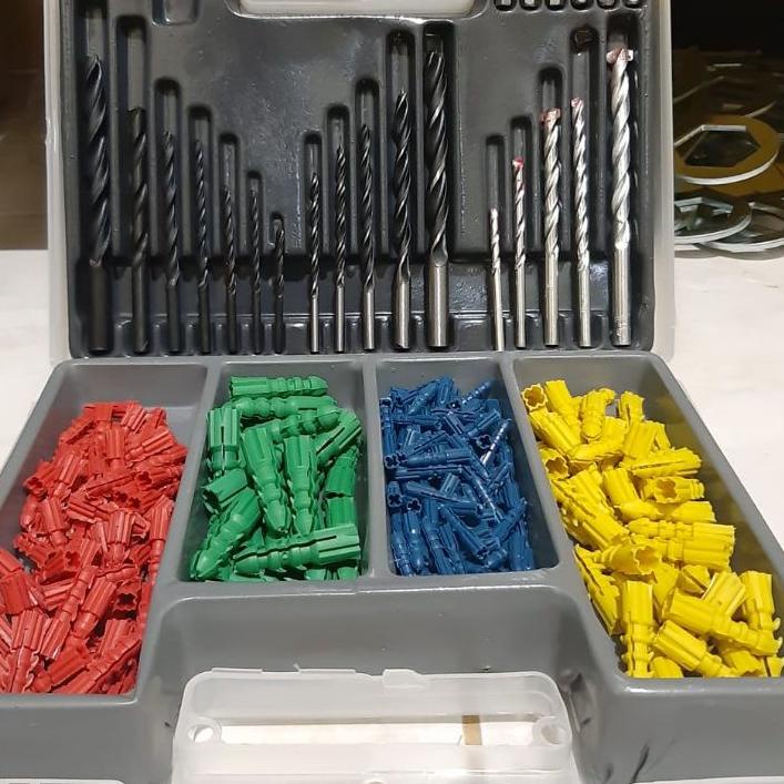 ✵ mata bor set  mata bor besi bor kayu tembok set ➣