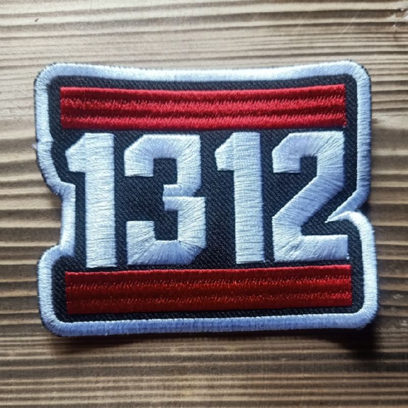 Bordir ACAB 1312 Ultras Emblem Bet Patch Jaket Jeans Topi Tas Parka Anak Band Geng Motor Vespa