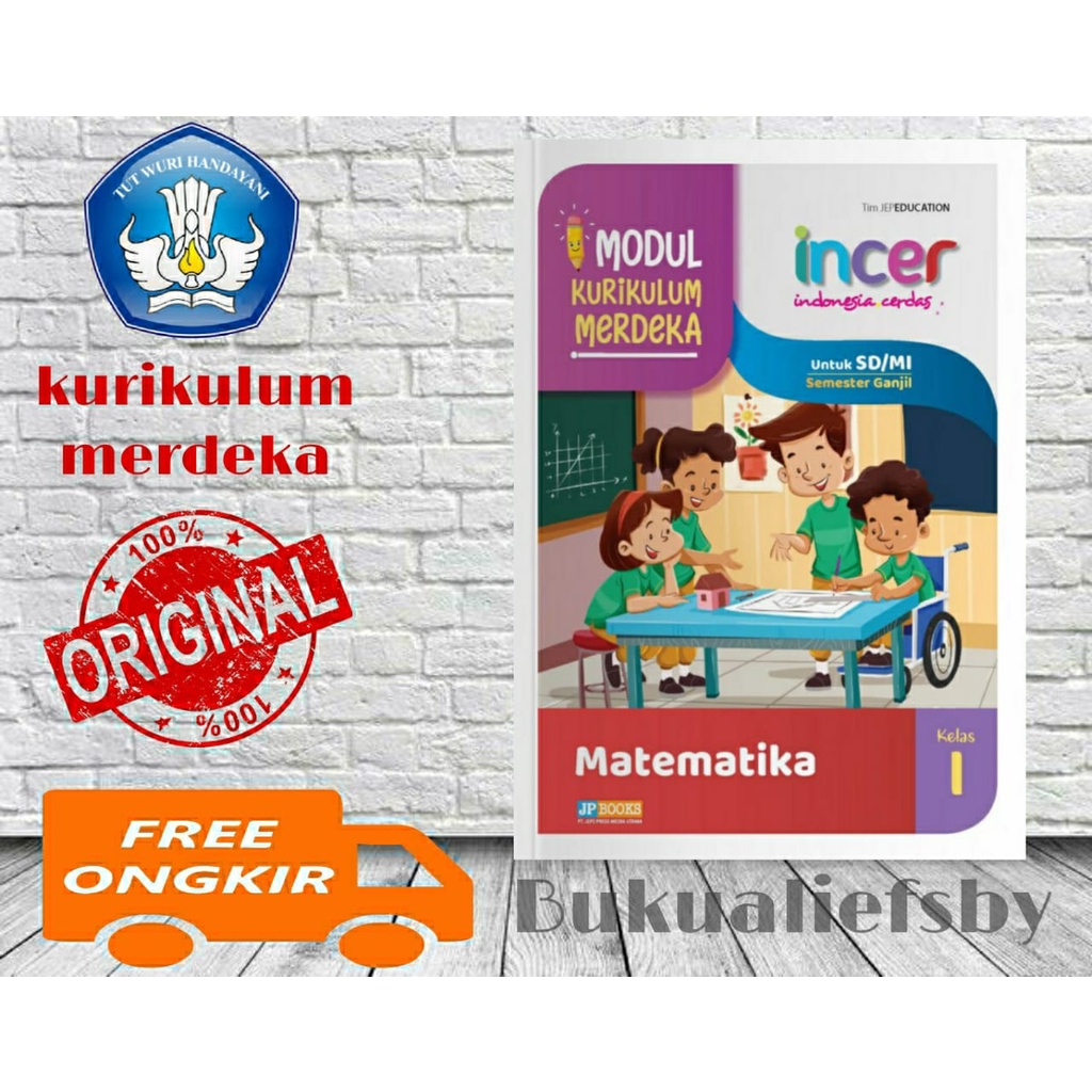 Buku Paket INCER Matematika Kelas 1 SD/MI