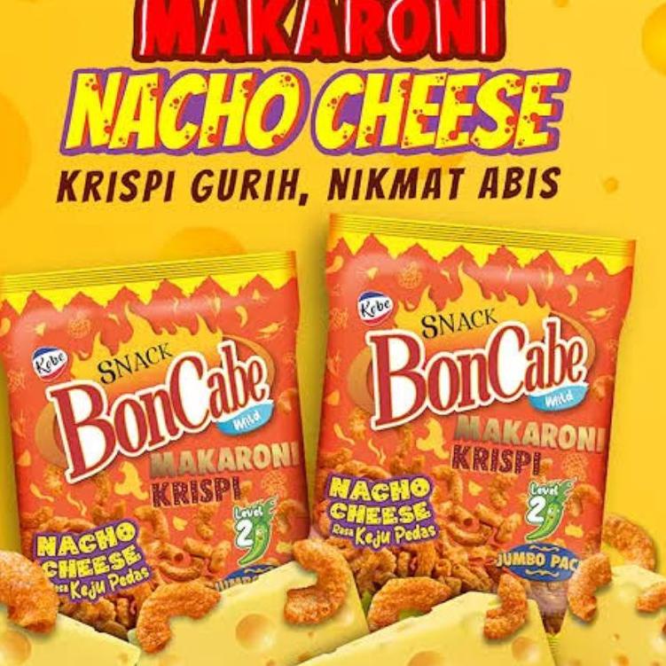 

A40 Makaroni boncabe JUMBO 150g / Kobe Snack Makaroni Crispi Bon cabe Lv 15 LV 10 FLASH SALE GB21