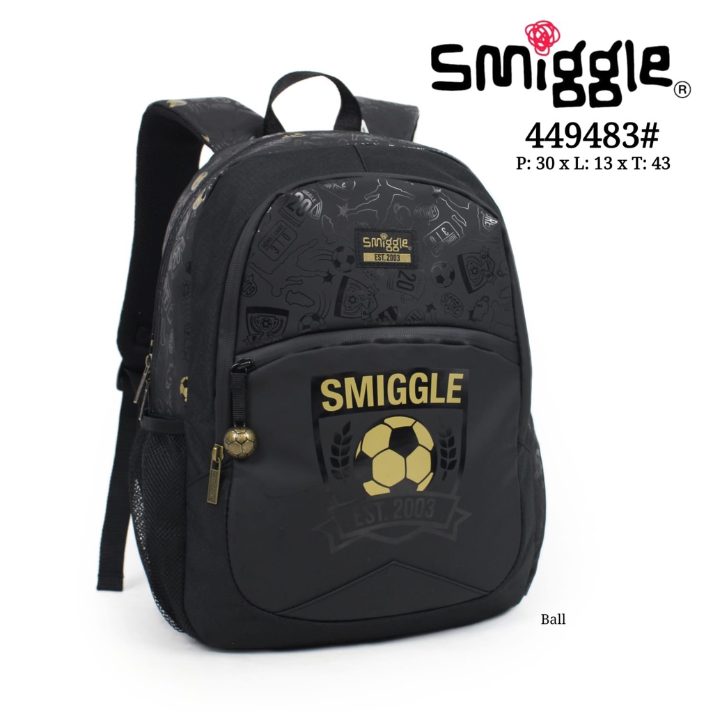 TAS RANSEL SD COWOK SMIGGLE ORI Shark Game Kick Soccer Dino