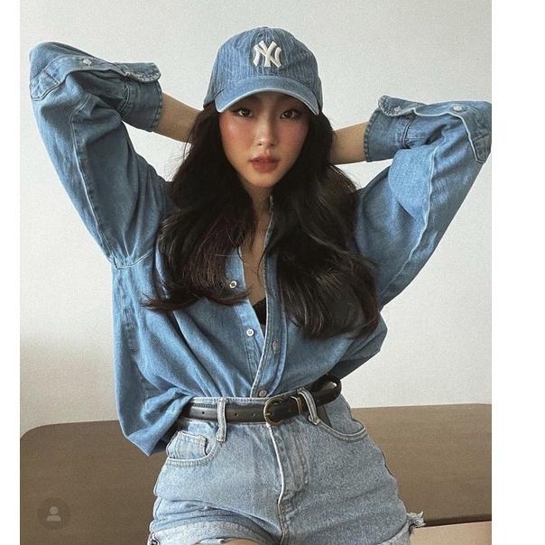 ♠  MLB Baseball Cap NY Denim
