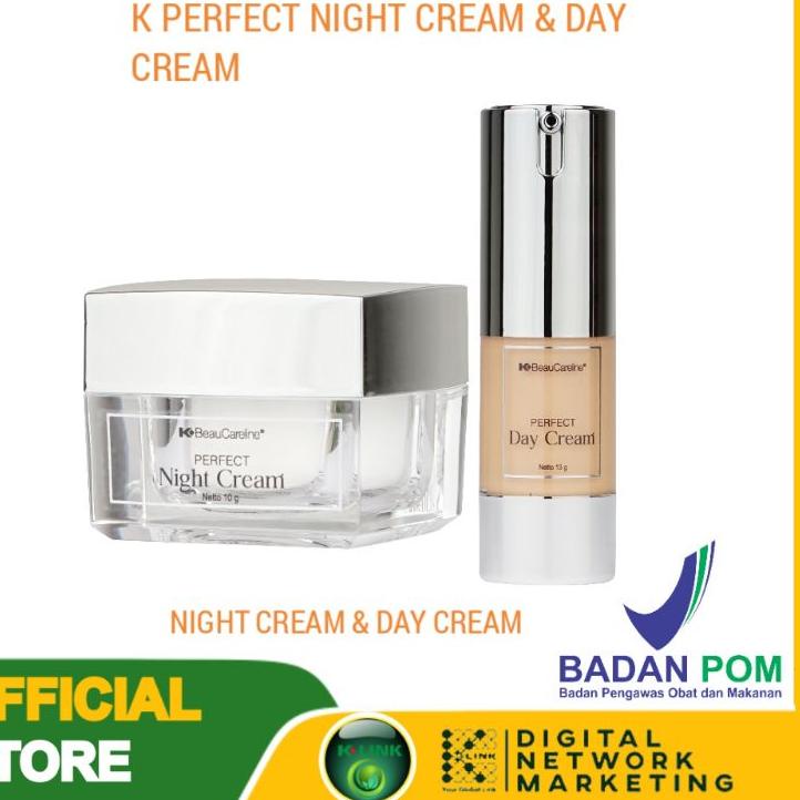 ☼ K BEAUCARELINE PERFECT NIGHT CREAM & DAY CREAM ORIGINAL ♩