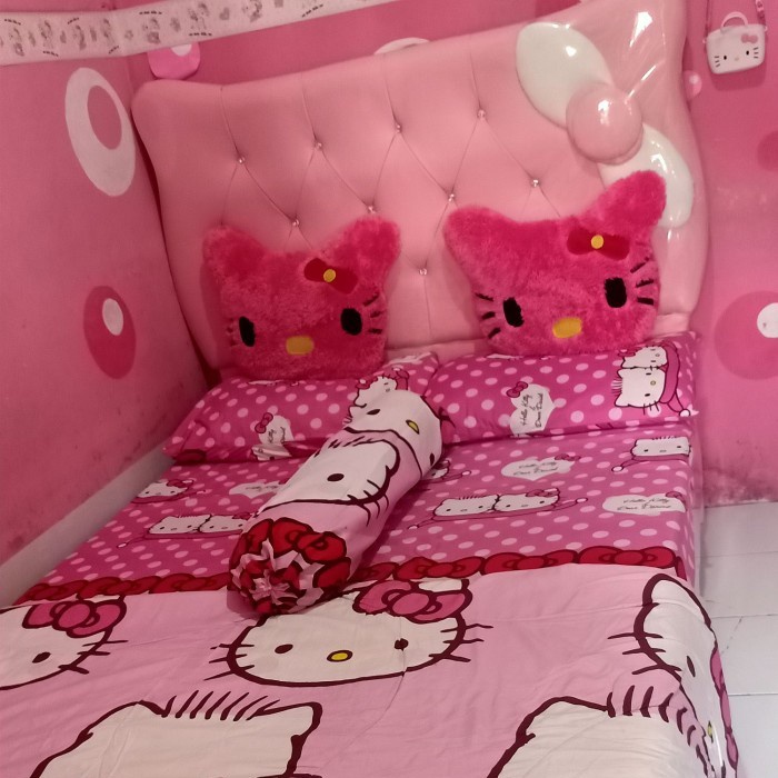 Best Seller Divan Series Hello Kitty Bed Tanpa Kasur
