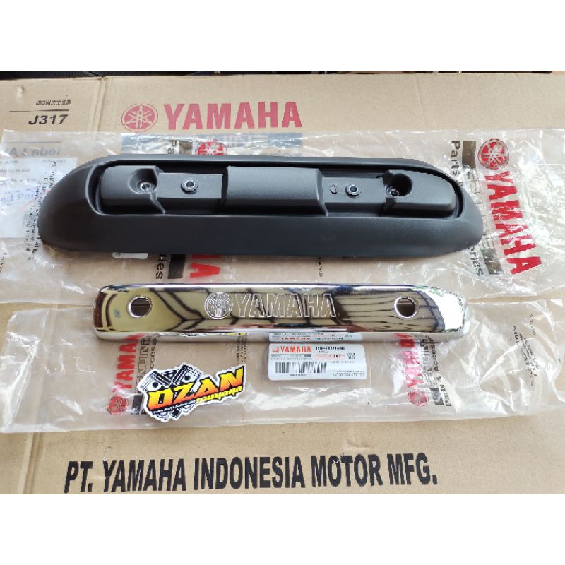 tameng knalpot Mio smile Mio soul list chrome original