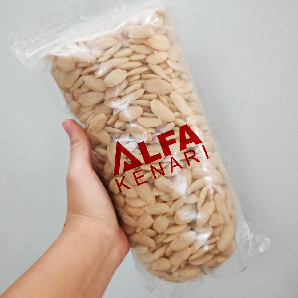 

L93 Kacang Kenari Mentah Utuh Hancur Asli Kepulauan Ambon 1kg FLASH SALE ㊥