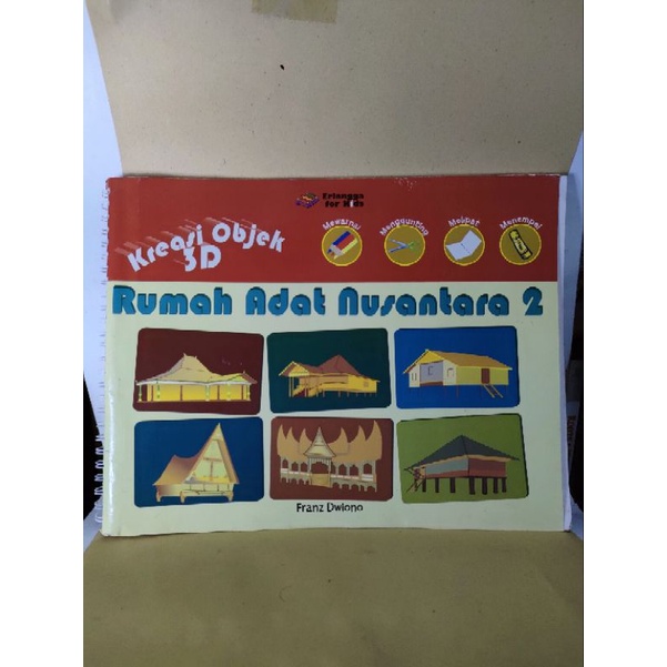 Kreasi 3D Rumah Adat Nusantara 2