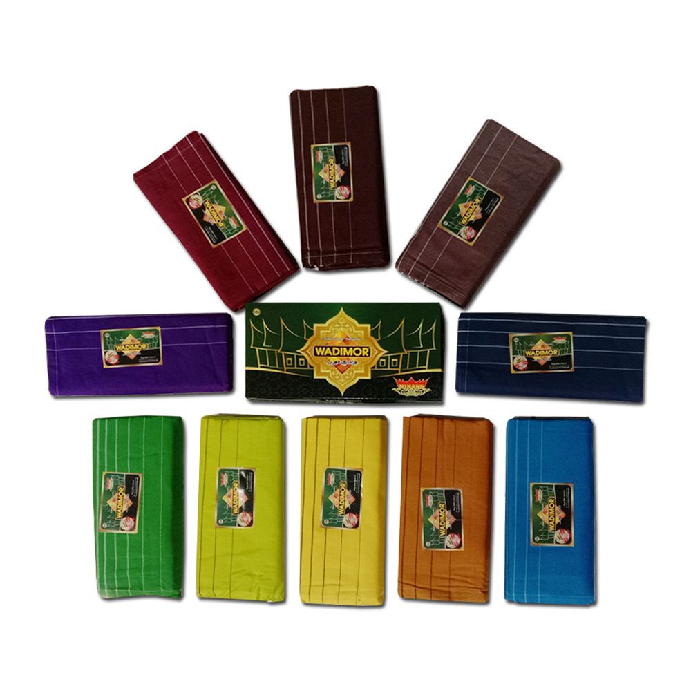 Sarung WADIMOR Polos Aneka Warna / Sarung Tenun Pria