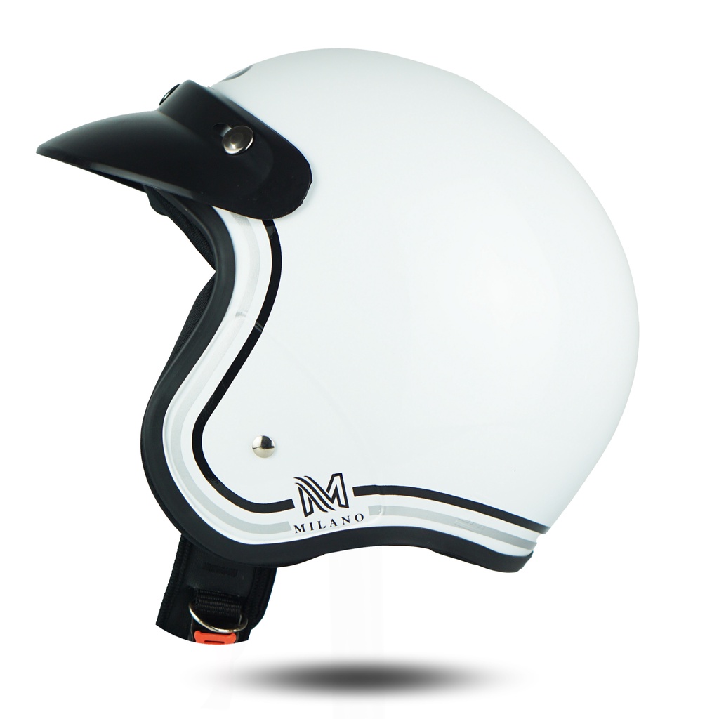 Helm Retro Bogo Dewasa Pria Wanita Milano SNI Terbaru