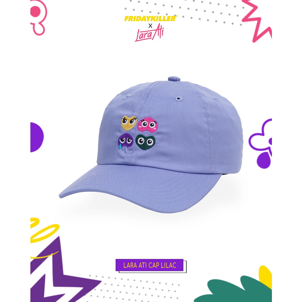 TOPI SPECIAL FRIDAY KILLER X LARA ATI | LARA ATI CAP LILAC