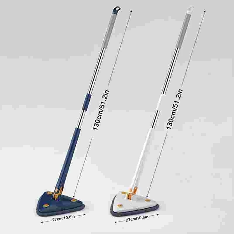 【COD】Pel Lantai Segitiga / Pembersih Segitiga/ Mop Squeeze Otomatis / 130cm Home Clean Mop 360 °