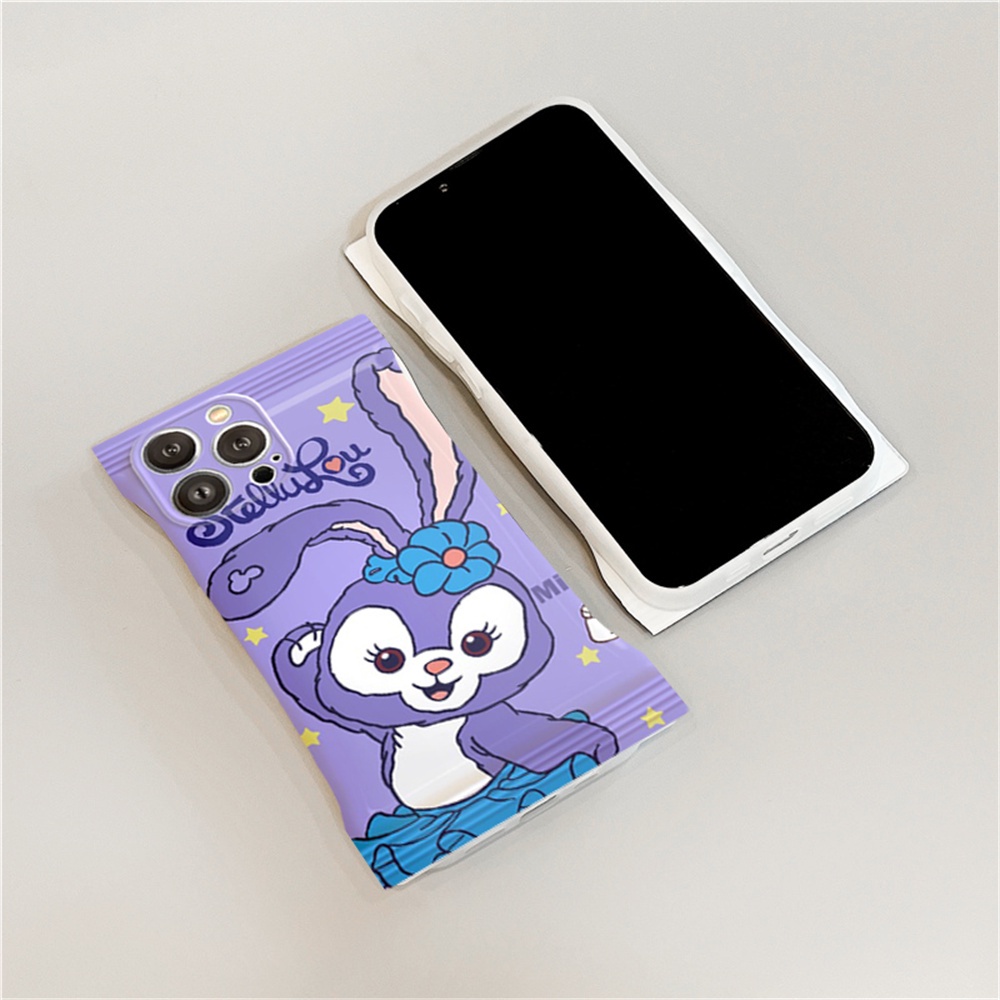 IPHONE Case Kompatibel Untuk Iphone14 14Pro 11 13 12 Pro MAX iPhone7 8plus 6s Plus XR 14Plus XS MAX Kartun Lucu StellaLou Dan Manyo Strawberry TPU Soft Phone Cover DGX