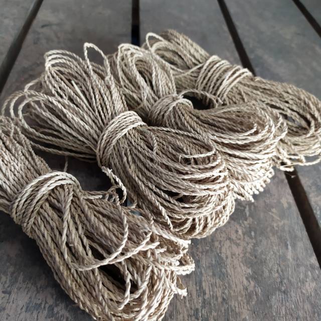 

TALI AGEL 2MM PER 1 METER/ tali rami/ tali kerajinan tangan/ tali besek / tali rustik/ tali kado