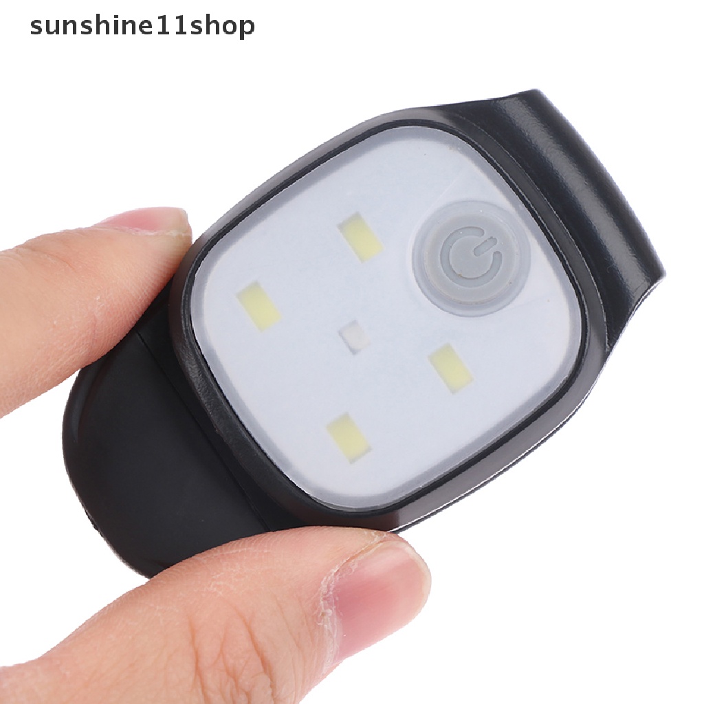 Sho Senter Klip LED 4mode Lighg USB Rechargeable Clip On Aksesoris Lampu N