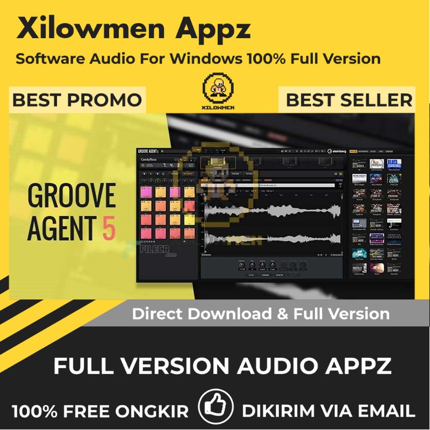 [Full Version] Steinberg Groove Agent Pro Lifetime Audio Software WIN OS