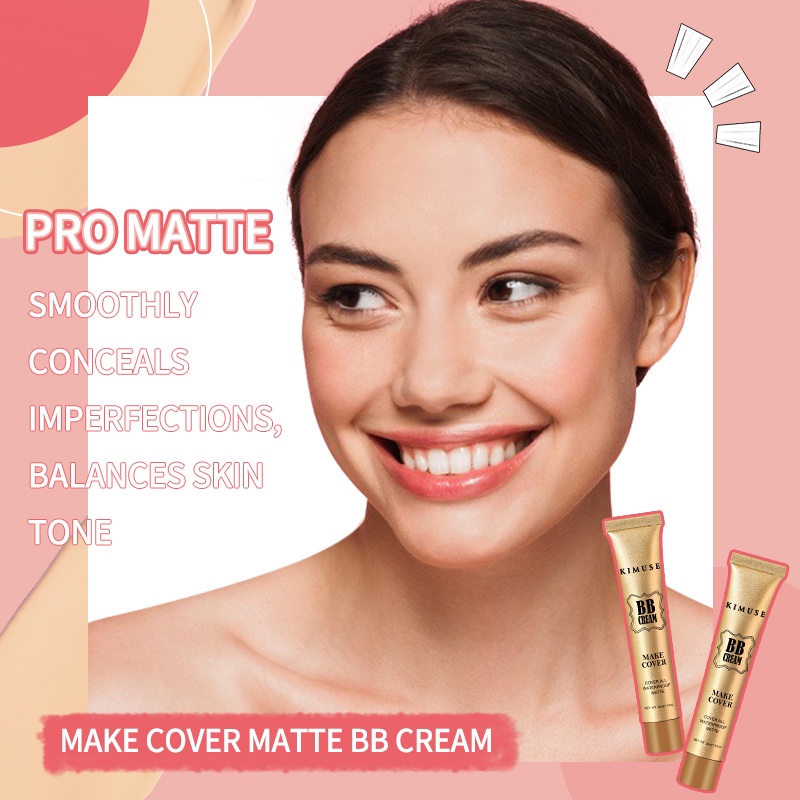 (READY &amp; ORI) KIMUSE Make Cover Matte BB Cream Waterproof Matte KS206