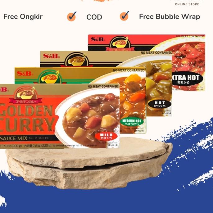 

● Golden Curry S&B Kare Jepang 220gr ➥
