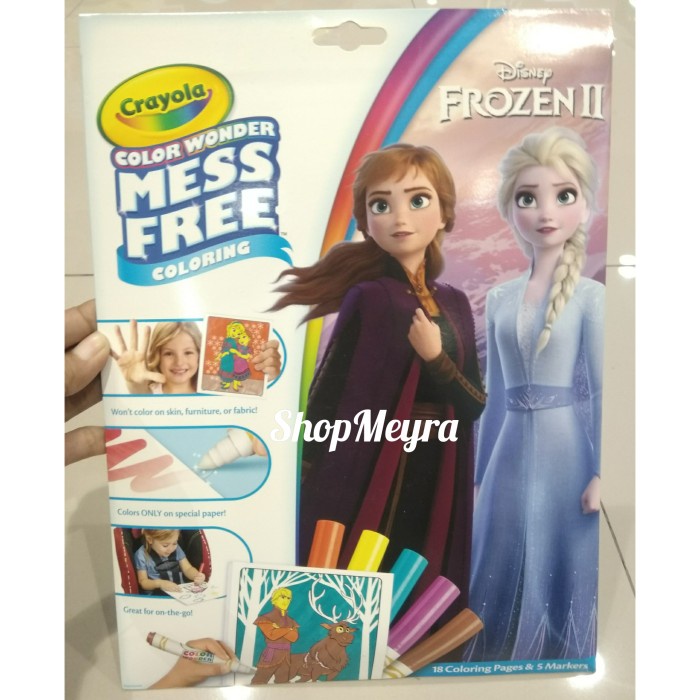 

DISKON/ Crayola Color Wonder Mess Free Coloring Frozen 2 - Mainan Mewarnai
