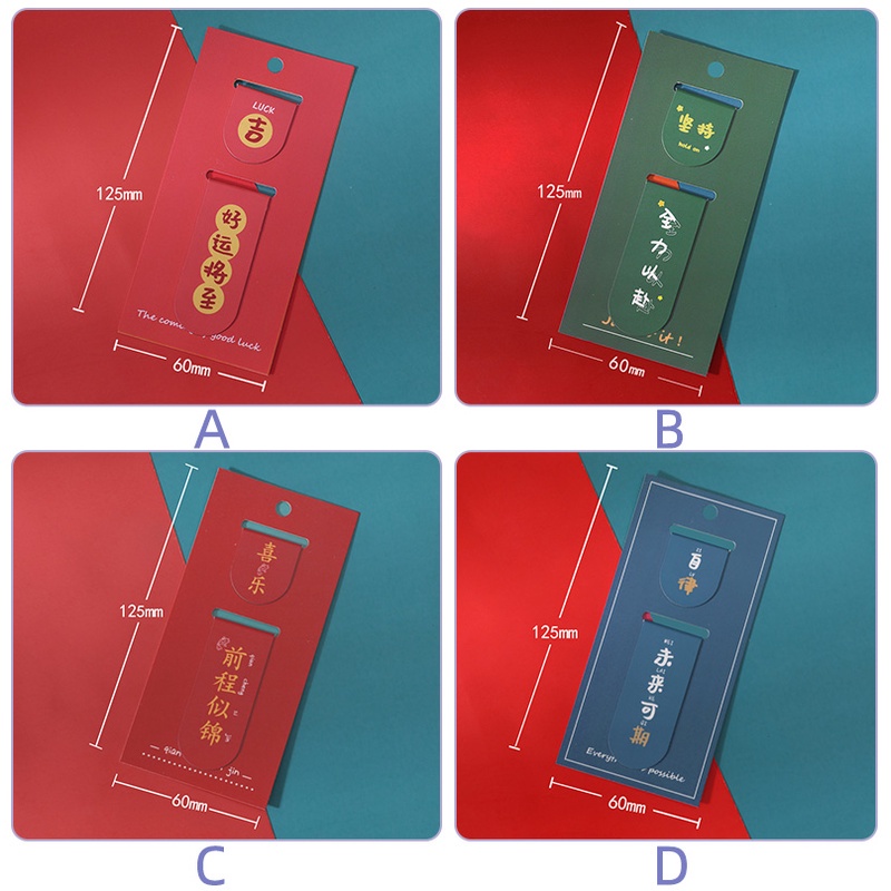 Pembatas Buku Magnetik Gaya Cina Kreatif