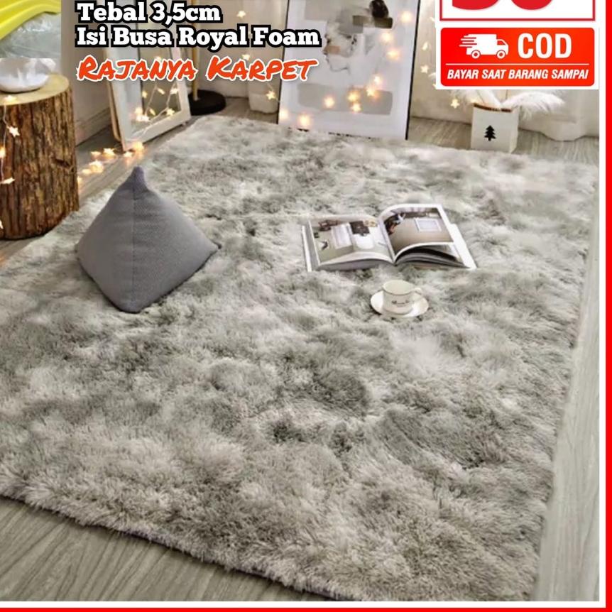 ➢ Karpet Bulu Rasfur Lembut 200x160x3,5cm / Surpet / Kasur Lantai Bulu Murah ☋