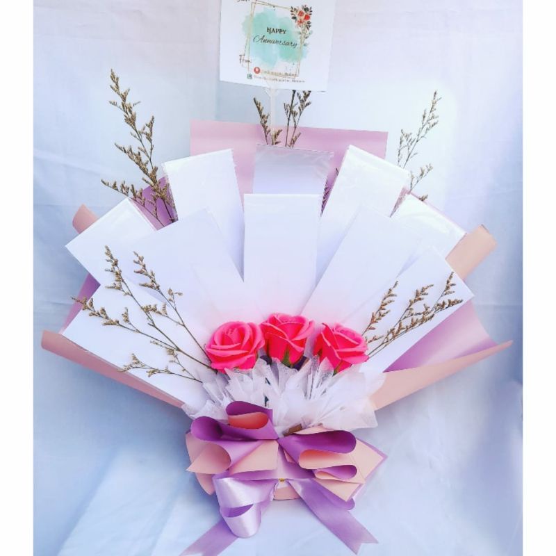 

Buket Uang Kosong 10 Pocket Kado Anniversary Birthday Rose Soap Flower