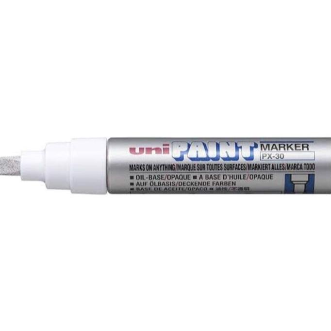 

Spidol Uni Paint PX30 Spidol Silver Tebal Paint Marker Bold Chise; Tip