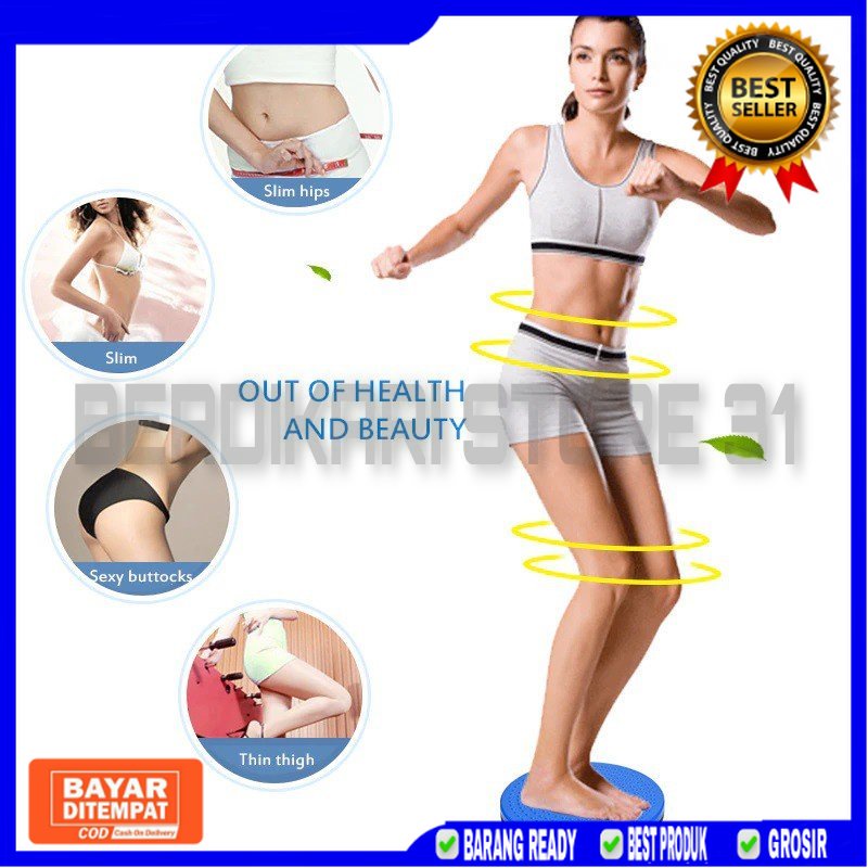 [BS] PIRING SENAM WAIST TWISTING DISC ALAT OLAHRAGA PUTAR PELANGSING TUBUH PENGECIL PERUT PINGGANG PIRINGAN PIRING SENAM PENGENCANG BOKONG