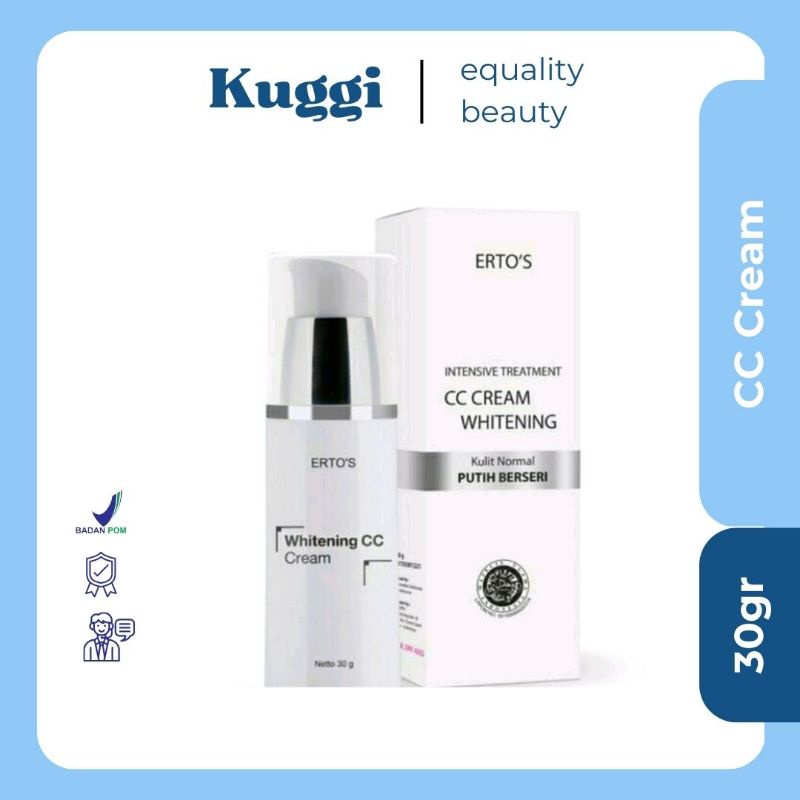 Ertos CC Cream Whitening / Krim Siang Pemutih