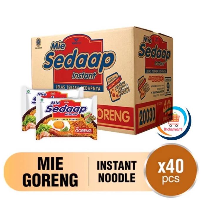 

℮ Mie Sedaap Goreng 90 gr 1 Dus Isi 40 pcs ➮
