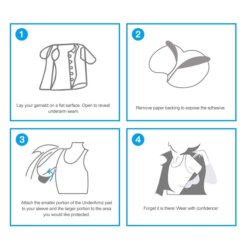 INFY - Deodorant Anti Ketiak Basah | Pembalut Ketiak / Armpit Pad Tempel Baju R879