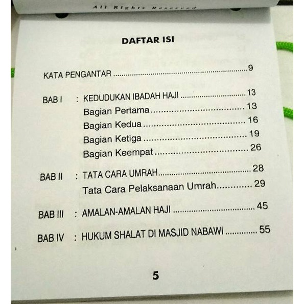 PETUNJUK PRAKTIS MANASIK HAJI &amp; UMRAH DARUL FALAH REGULER