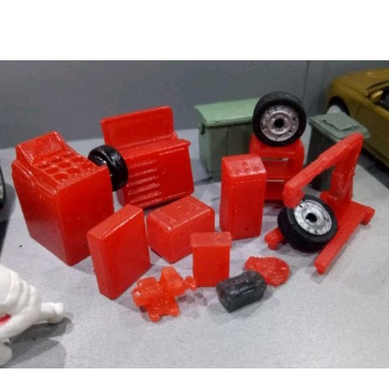 Acc diorama bengkel skala 1/64