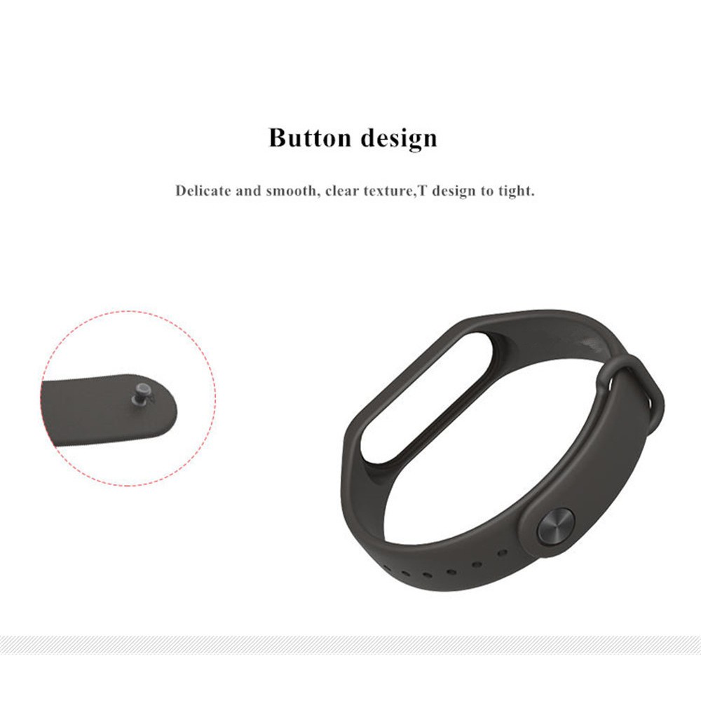 Tali Smart Band Tali Smartband Silicone Strap Watchband untuk Xiaomi Mi Band 3 Smartband Mi Band 3